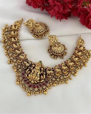 Temple Jewellery Necklace Set, ORN20016