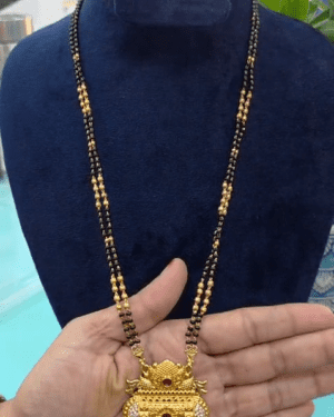 Kundan and Beads Mangalsutra, ORN30029