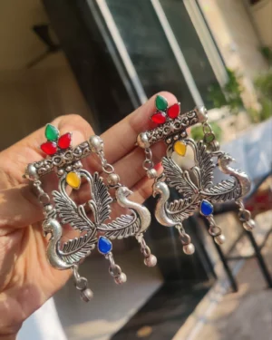 Oxidized Earrings, ORN40041