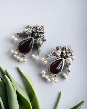 Oxidized Earrings, ORN40045