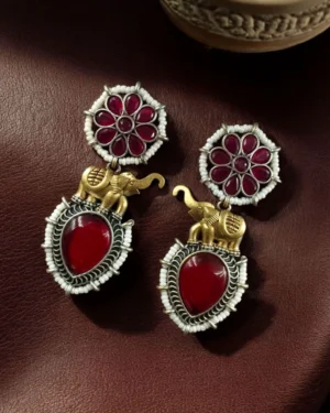 Oxidized Earrings, ORN40054