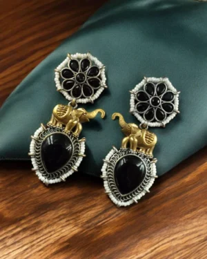 Oxidized Earrings, ORN40057