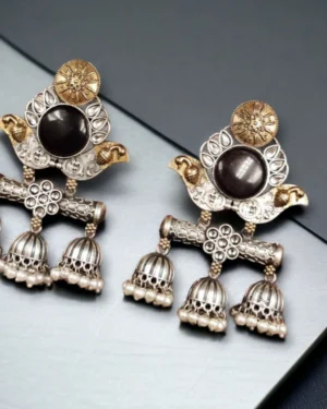Contemporary Earrings with Mona Lisa Stone, ORN40061