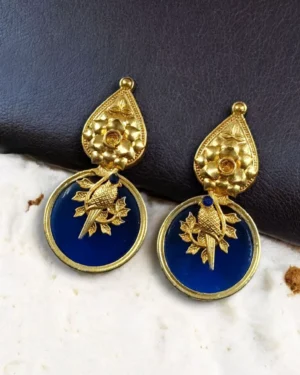 Contemporary Earrings with Mona Lisa Stone, ORN40063