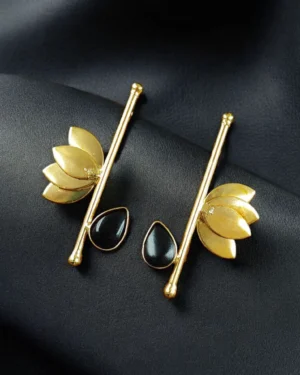 Contemporary Earrings with Mona Lisa Stone, ORN40067