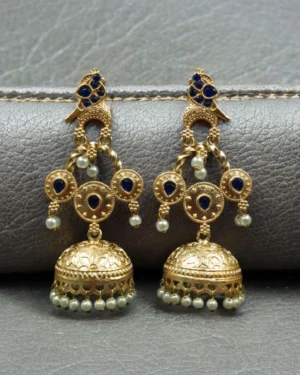 Contemporary Earrings with Mona Lisa Stone, ORN40073
