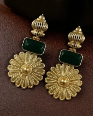 Contemporary Earrings with Mona Lisa Stone, ORN40088