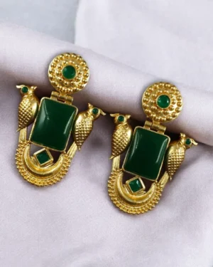 Contemporary Earrings with Mona Lisa Stone, ORN40093