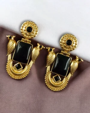 Contemporary Earrings with Mona Lisa Stone, ORN40095