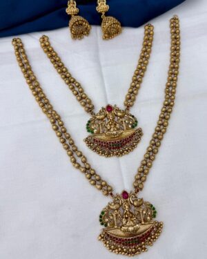 Kundan Temple Jewellery Sets, ORN30086