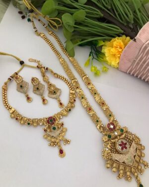 Kundan Necklace Set (2 Sets), ORN10167