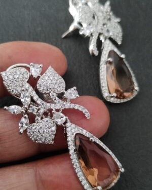 Pure Zirconian Diamond Earrings, ORN10201