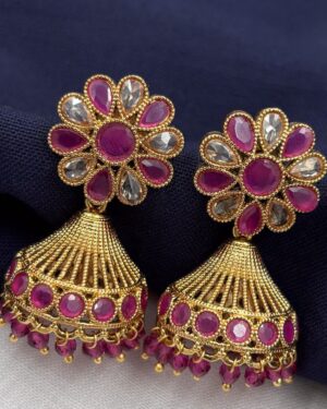Kundan Jhumka Earrings, ORN20030