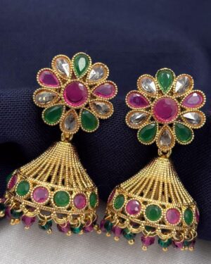 Kundan Jhumka Earrings, ORN20031