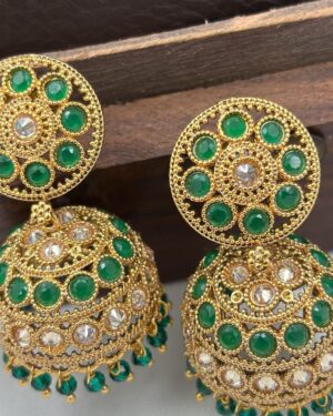 Kundan Jhumka Earrings, ORN20042