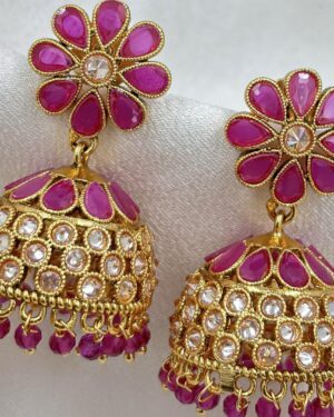 Kundan Jhumka Earrings, ORN20057