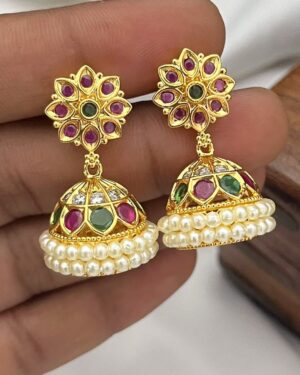 Kundan Jhumka Earrings, ORN20062