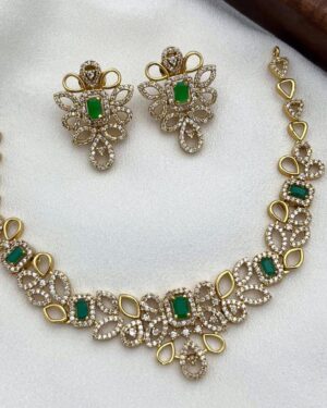 Pure Zirconian Diamond Necklace Set, ORN20092