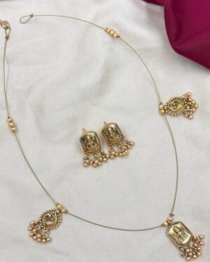 Temple Pendant Necklace Set, ORN20104