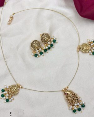 Temple Pendant Necklace Set, ORN20105