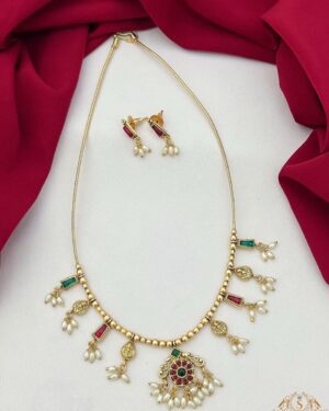 Temple Pendant Necklace Set, ORN20108