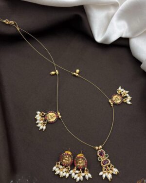 Temple Pendant Necklace Set, ORN20109