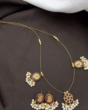 Temple Pendant Necklace Set, ORN20112