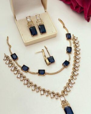 Pure Zirconian Diamond Necklace Set (2 Sets), ORN10249