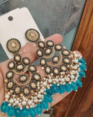 Kundan Chandbali Earrings, ORN10273