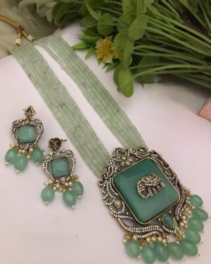 Kundan Pendant Necklace Set, ORN10284