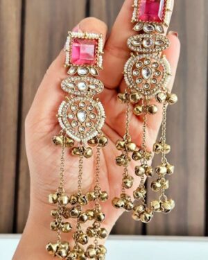 Kundan Jhumka Long Earrings, ORN10290