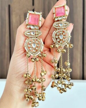 Kundan Jhumka Long Earrings, ORN10295