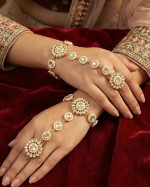 Kundan Hand Harness, ORN10336