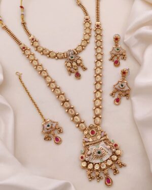 Rajwadi Kundan Necklace Sets, ORN10344
