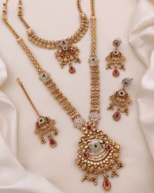 Rajwadi Kundan Necklace Sets, ORN10346