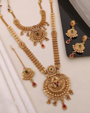 Rajwadi Kundan Necklace Sets, ORN10347