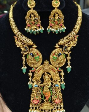 Temple Jewellery Necklace Set, ORN10401