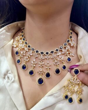 Pure Zirconian Diamond Necklace Set, ORN10419