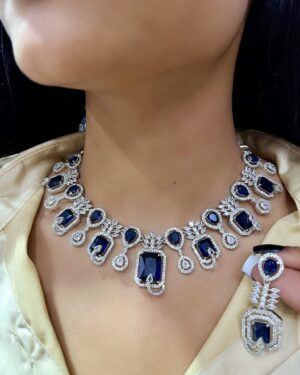 Pure Zirconian Diamond Necklace Set, ORN10424