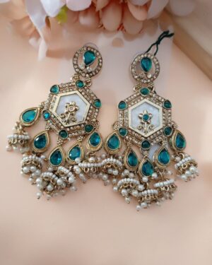 Kundan Jhumka Earrings, ORN10443