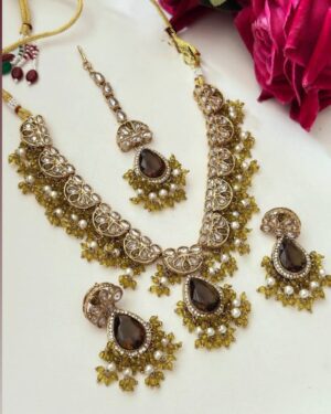Kundan Necklace Set, ORN10508