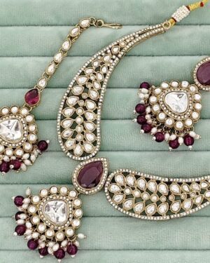 Pure Zirconian Diamond Necklace Set, ORN10603