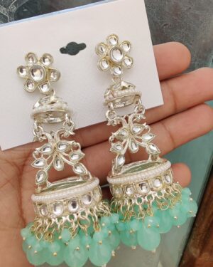 Kundan Jhumka Earrings, ORN10684