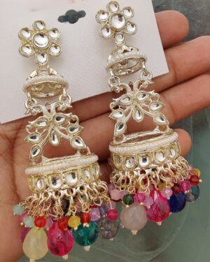 Kundan Jhumka Earrings, ORN10686