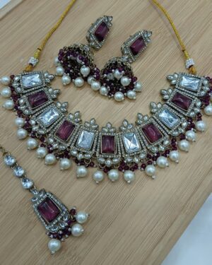 Rajwadi Choker Set, ORN20221