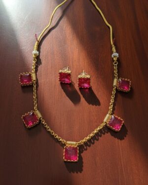 Kundan Necklace Set, ORN20252