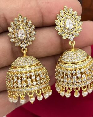 Pure Zirconian Diamond Earrings, ORN20377