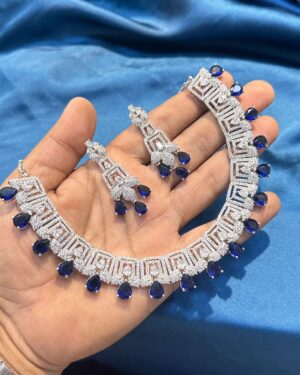 Pure Zirconian Diamond Necklace Set, ORN20402