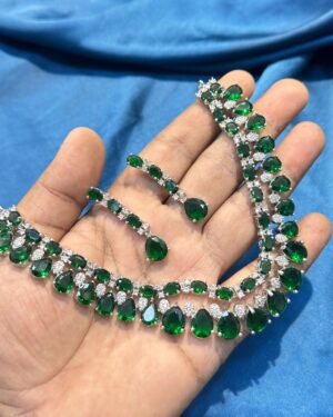 Pure Zirconian Diamond Necklace Set, ORN20409