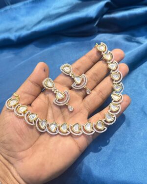 Pure Zirconian Diamond Necklace Set, ORN20429